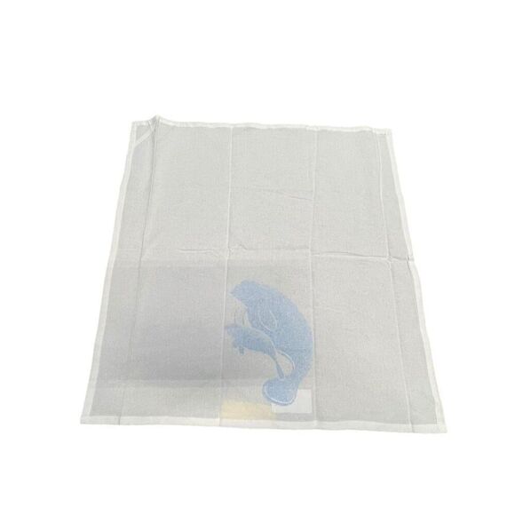Manatee "Krinkle" Flour Sack Towel - 100% Cotton 26" Homosassa Springs Set of 2 - Picture 5 of 6